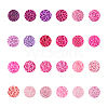 480g 24 Colors Glass Round Seed Beads SEED-CJ0001-12-3