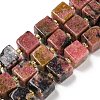 Natural Rhodonite Beads Strands G-G053-B11-01C-1