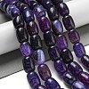 Natural Dragon Veins Agate Beads Strands G-A223-D11-01B-2