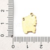 Christmas 304 Stainless Steel Enamel Pendants STAS-B112-02G-10-2