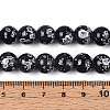 Baking Paint Glass Beads Strands DGLA-N015-10mm-10-4
