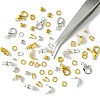 Brass and Iron Beeds with Strong Stretchy Beading Elastic Thread and Iron Beading Tweezers DIY-FS0005-74-2