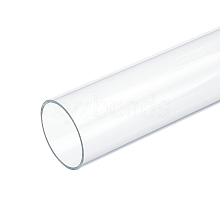 Round Transparent Acrylic Tube AJEW-WH0324-76B