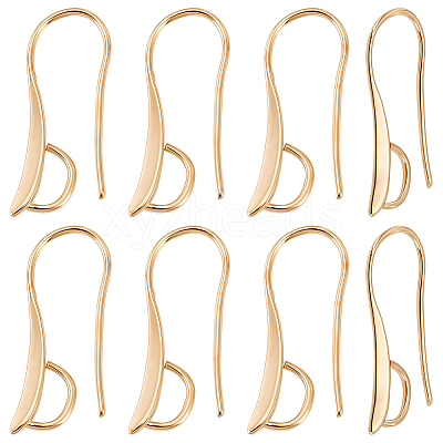 40Pcs Brass Earring Hooks KK-BBC0024-45-1