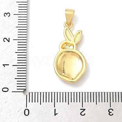 Brass Enamel Pendants KK-H534-06G-01-1