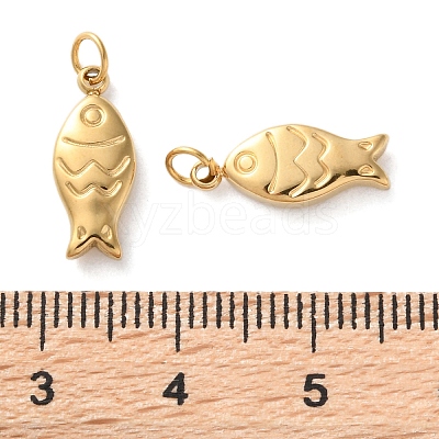 Ion Plating(IP) 304 Stainless Steel Charms STAS-Q333-11G-1