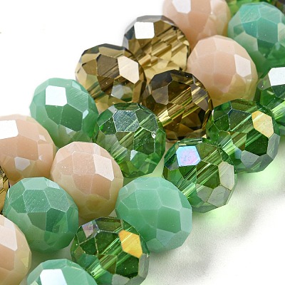 Glass Beads Strands EGLA-A034-M10mm-51-1