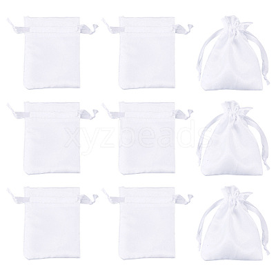 10Pcs Brocade Good Luck Fortune Drawstring Gift Blessing Bags PAAG-TADJ0001-01A-1