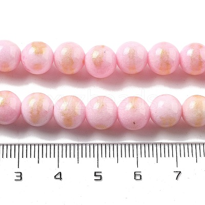 Natural Mashan Jade Beads Strands G-A255-A01-01B-1