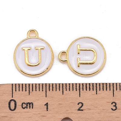 Golden Plated Alloy Charms X-ENAM-S118-01U-1