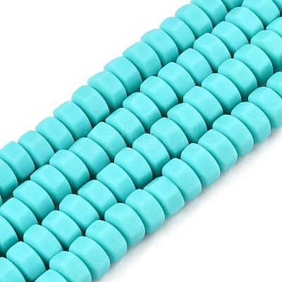 Handmade Polymer Clay Beads Strand CLAY-T021-01M-1