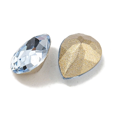 Glass Rhinestone Cabochons RGLA-L029-19C-211-1