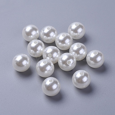 Imitation Pearl Acrylic Beads PL612-22-1