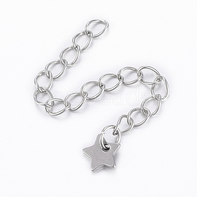 Tarnish Resistant 304 Stainless Steel Chain Extender X-STAS-H558-41P-1