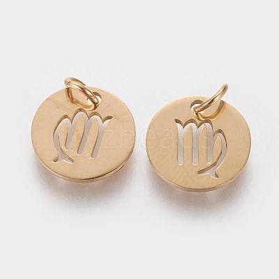 Ion Plating(IP) 304 Stainless Steel Pendants A-STAS-Q201-T445-6G-1