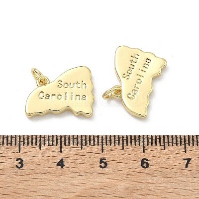 Brass Pendants KK-D229-22P-G-1