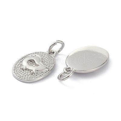 Rack Plating Brass Pendants KK-B046-05P-1