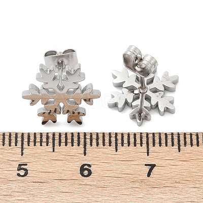 Non-Tarnish 304 Stainless Steel Ear Studs X-EJEW-P045-01P-1