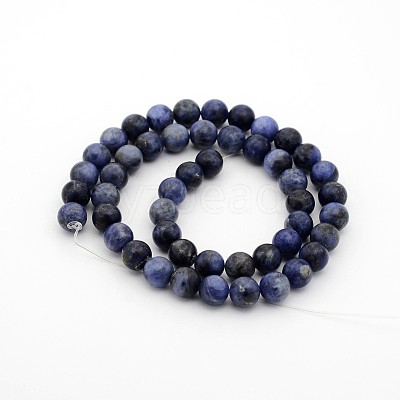 Sodalite Round Bead Strands G-P070-46-4mm-1