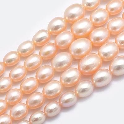 Natural Cultured Freshwater PearlBeads Strands PEAR-K003-21A-1