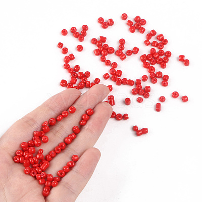 Baking Paint Glass Seed Beads SEED-S003-K20-1