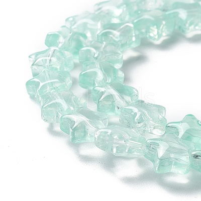 Transparent Glass Beads Strand X1-GLAA-F112-02E-1