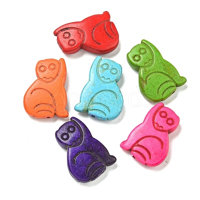 Synthetic Turquoise Beads Strands G-C151-02-1