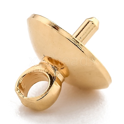 Brass Cup Pearl Peg Bails Pin Pendants KK-H759-29D-G-1