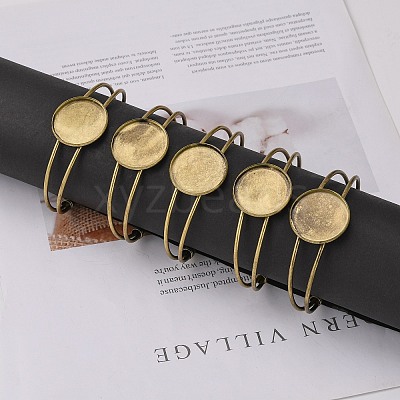 DIY Brass Cuff Bangle Making DIY-X0292-64AB-1