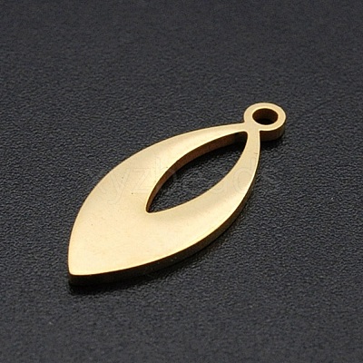 201 Stainless Steel Open Back Bezel Pendants STAS-R111-LA172-9-1