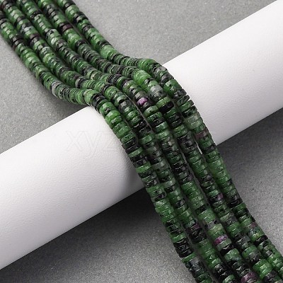 Natural Ruby in Zoisite Beads Strands G-R014-A01-1