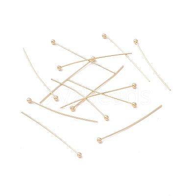 Brass Ball Head Pins KK-WH0058-02C-G02-1