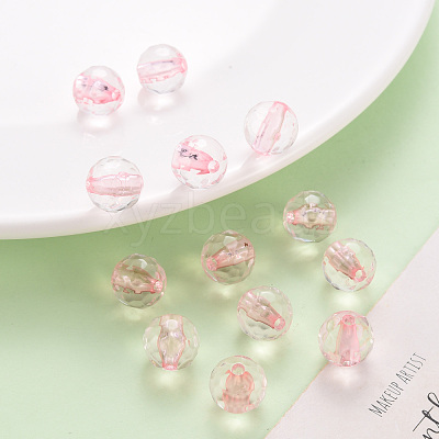 Transparent Acrylic Beads TACR-S154-10A-26-1