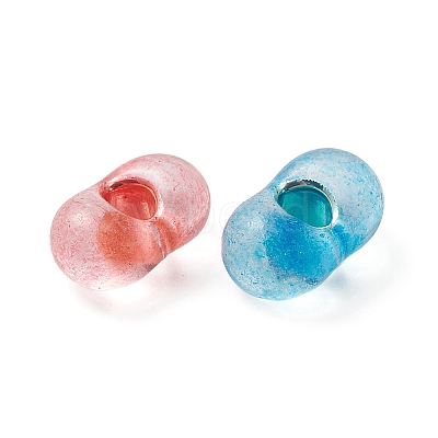 Czech Lampwork Beads/Gold Inlay Color LAMP-YW0001-09-1