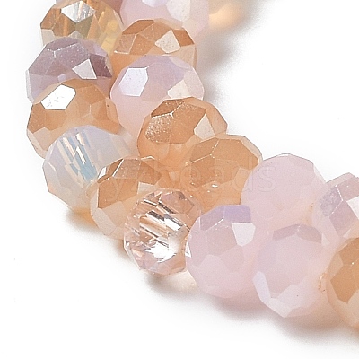 Glass Beads Strands EGLA-A034-M4mm-08-1