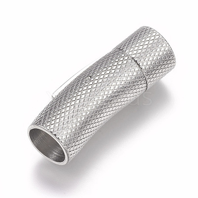 Tarnish Resistant 304 Stainless Steel Bayonet Clasps X-STAS-A035B-8P-1