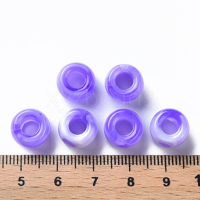Acrylic European Beads MACR-S375-002A-04-1