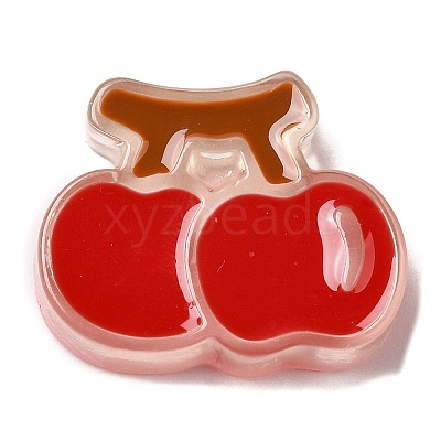 Translucent Resin Cabochons RESI-H147-01G-1