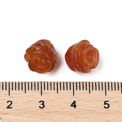 Natural Carnelian Beads G-O156-C-30-1