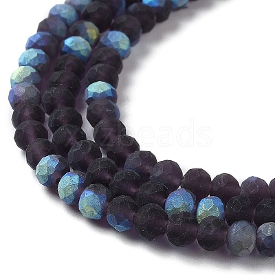 Transparent Glass Beads Strands X1-EGLA-A034-T4mm-MB15-1