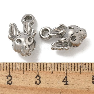 Anti-Tarnish 304 Stainless Steel Pendants STAS-Q334-50P-1