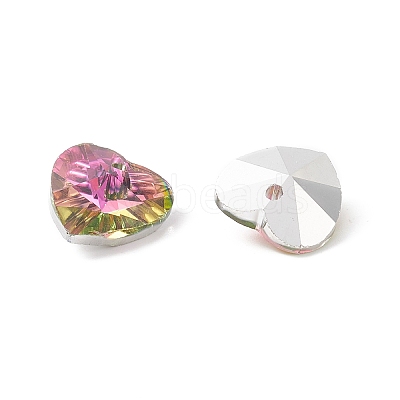 Faceted Glass Charms RGLA-L026-B09-1