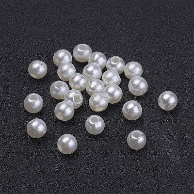 Imitated Pearl Acrylic Beads PACR-4D-12-1