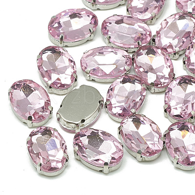 Sew on Rhinestone RGLA-T091-8x10mm-10P-1
