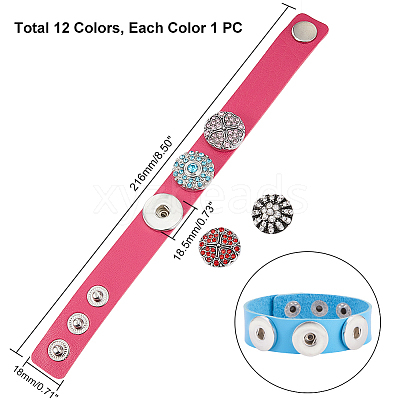 Imitation Leather Cord Bracelets BJEW-PH0004-06-1