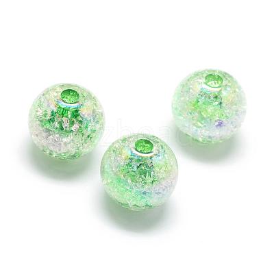 Crackle Style Acrylic Beads MACR-S825-20mm-I-1