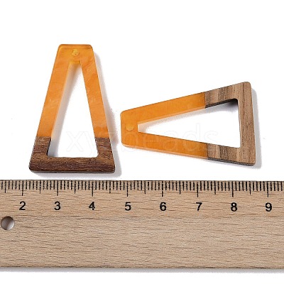 Resin & Wood Pendants WOOD-F015-10E-1