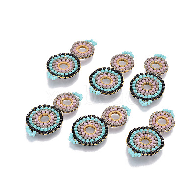 MIYUKI & TOHO Handmade Japanese Seed Beads Links SEED-A027-G18-1