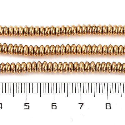 Electroplated Synthetic Non-magnetic Hematite Beads Strands X-G-H027-D01-01-1