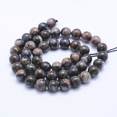 Natural Gemstone Beads Strands G-F531-8mm-P-1